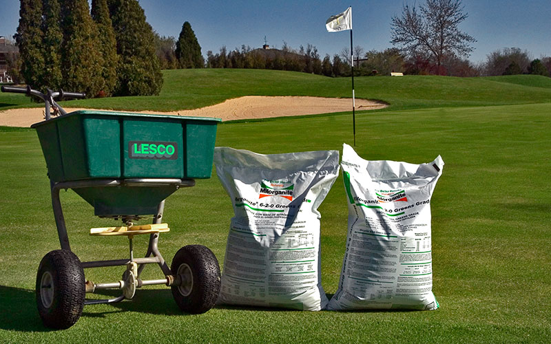 specifications for milorganite bag and seeder