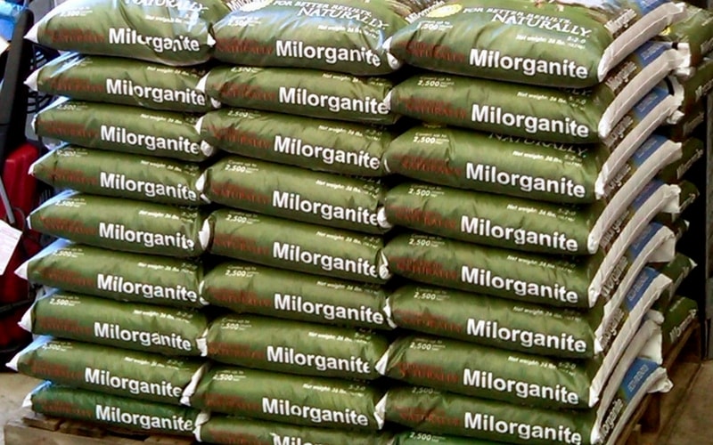 Bags of Milorganite